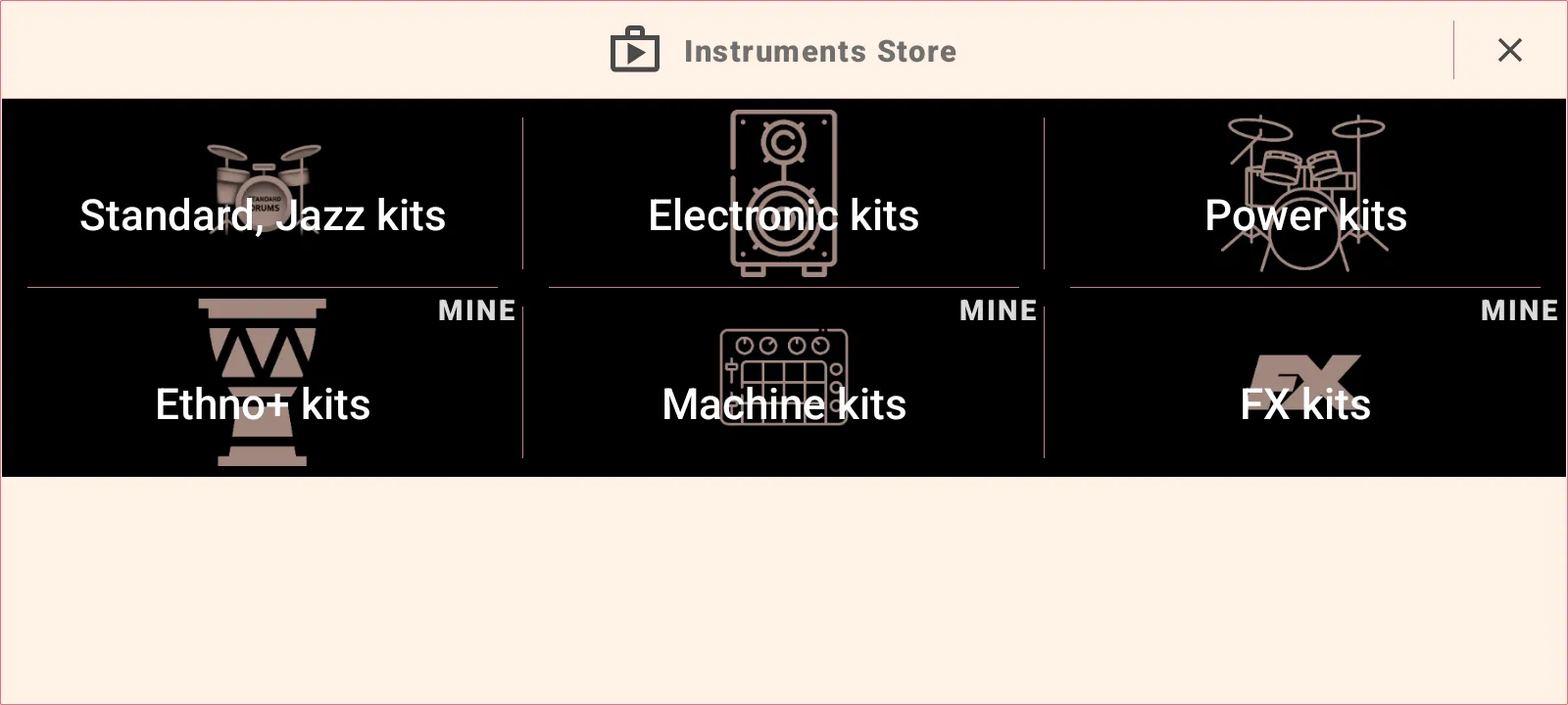 Instrument store