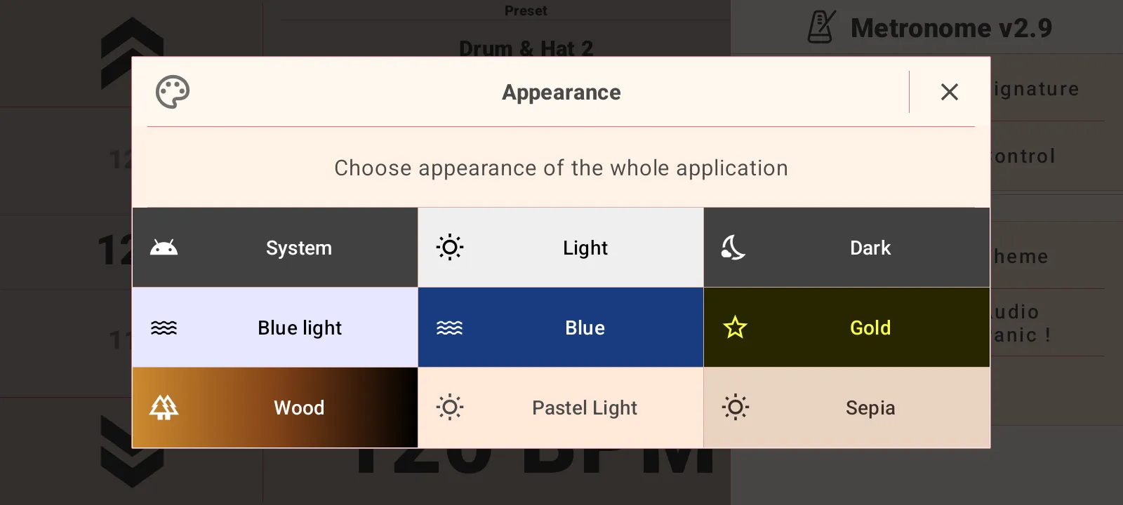 Theme picker