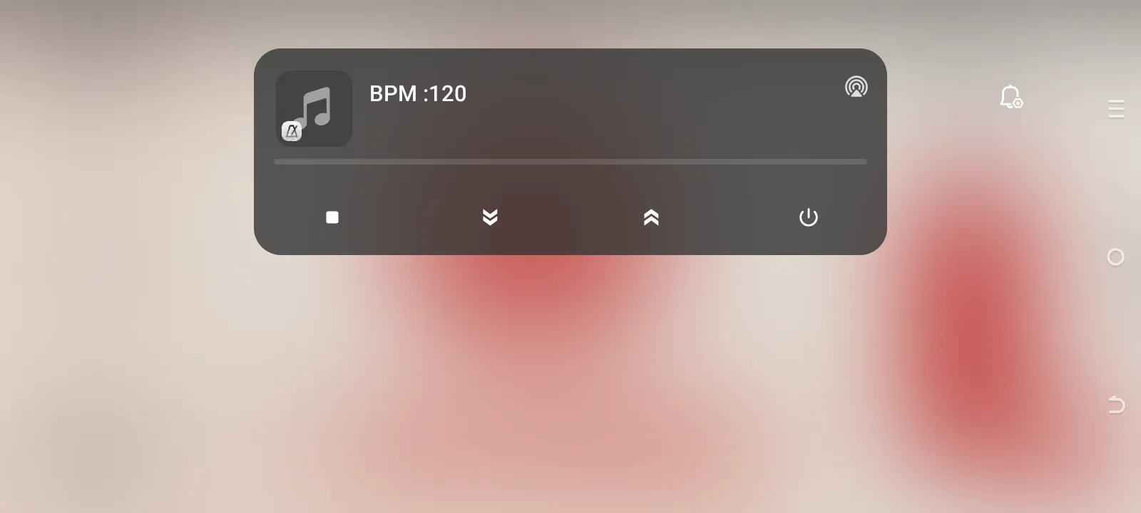 Playback notification