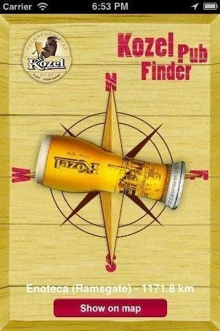 Pilsner & Kozel Compass project image 2