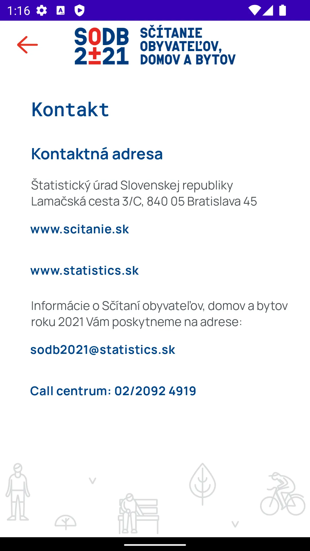 SODB 2021 Android census application screenshot 2.