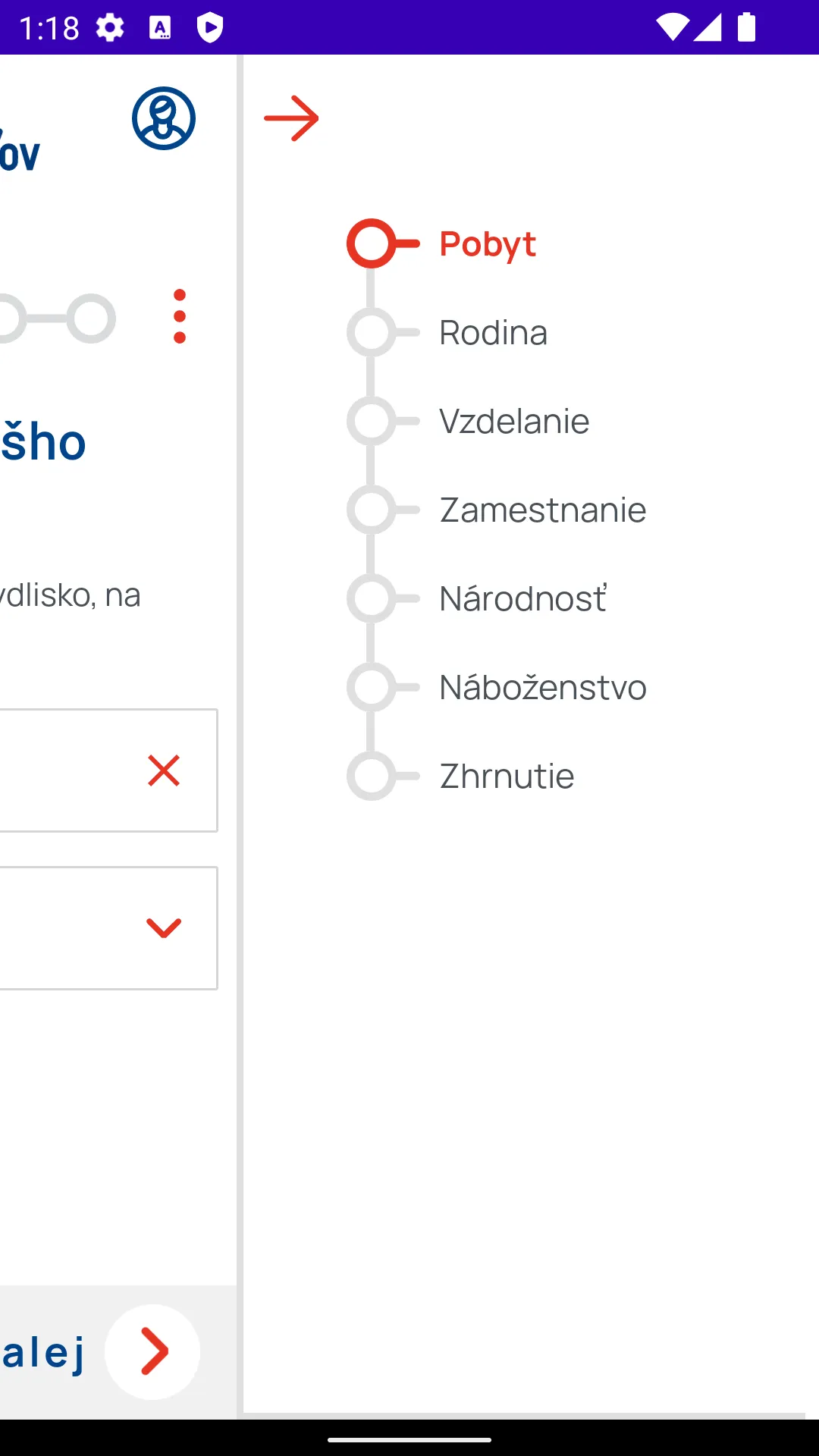 SODB 2021 Android census application screenshot 8.