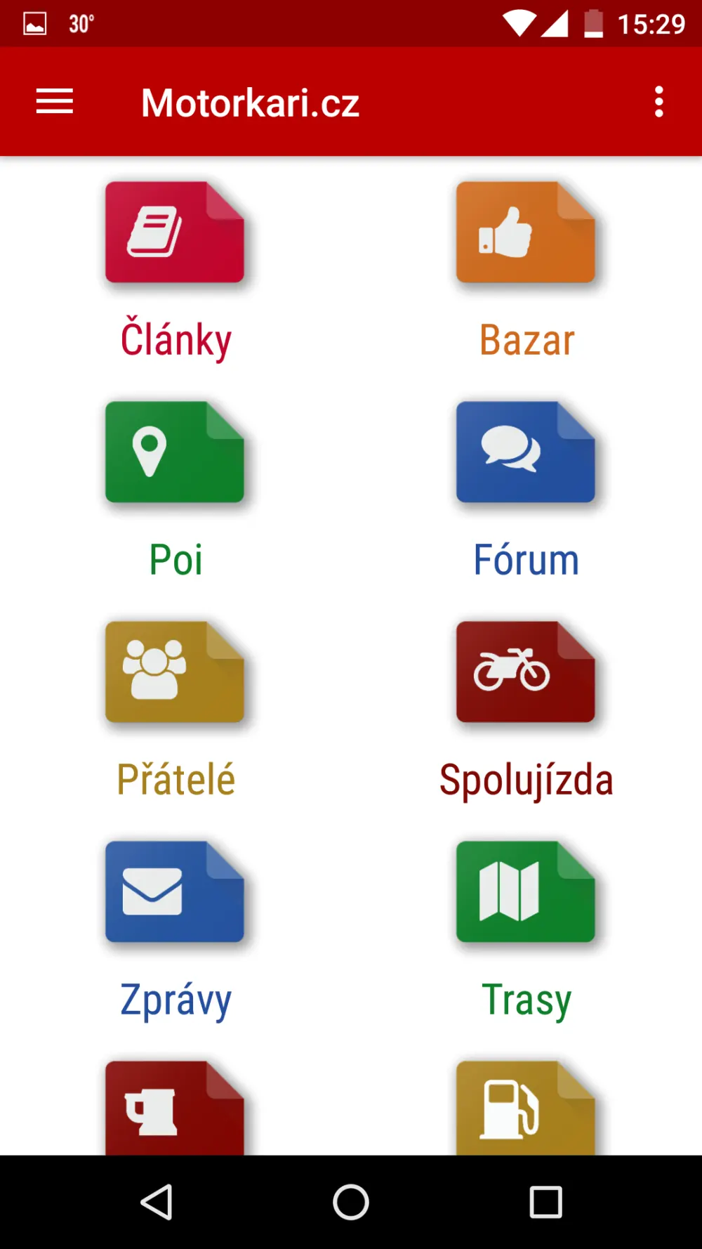 Motorkari.cz Android Google Play screenshot 1.