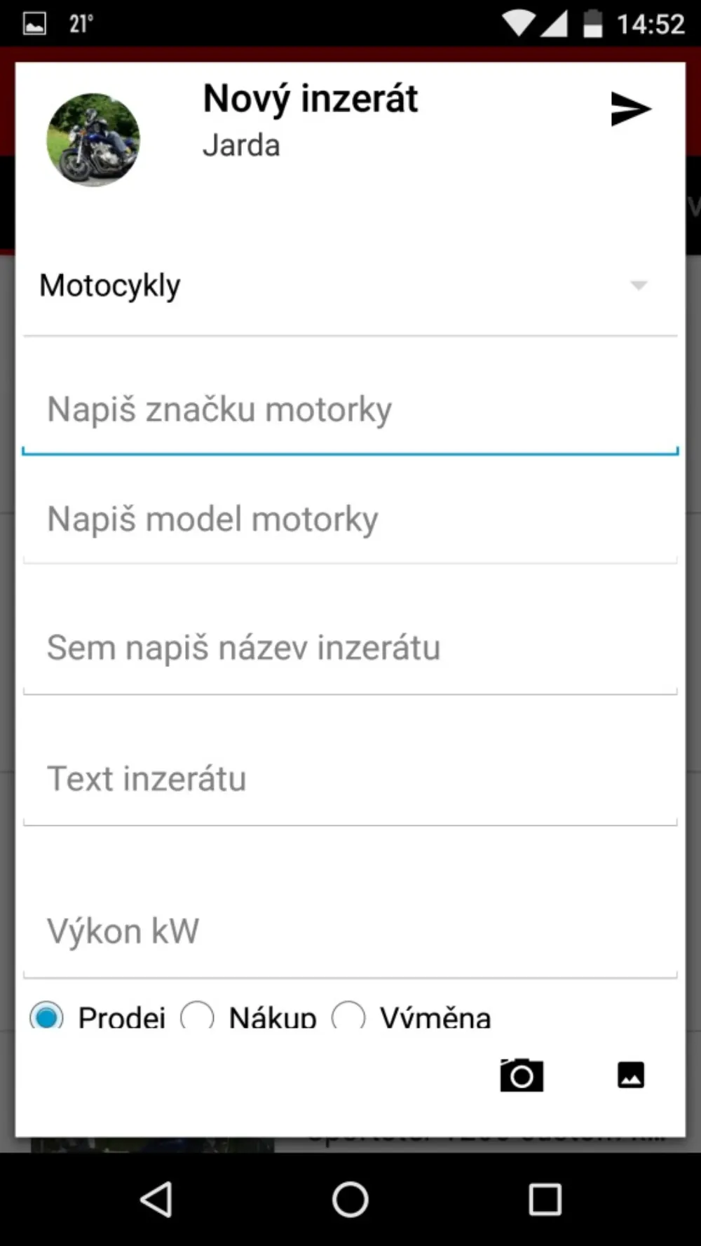 Motorkari.cz Android Google Play screenshot 3.