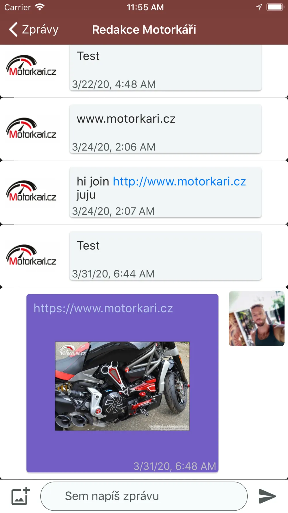 Captura de pantalla 9 de Motorkari.cz iPhone App Store.