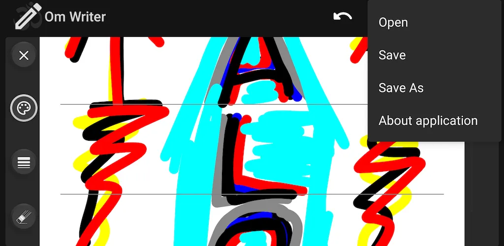 Om Writer released application image 1.