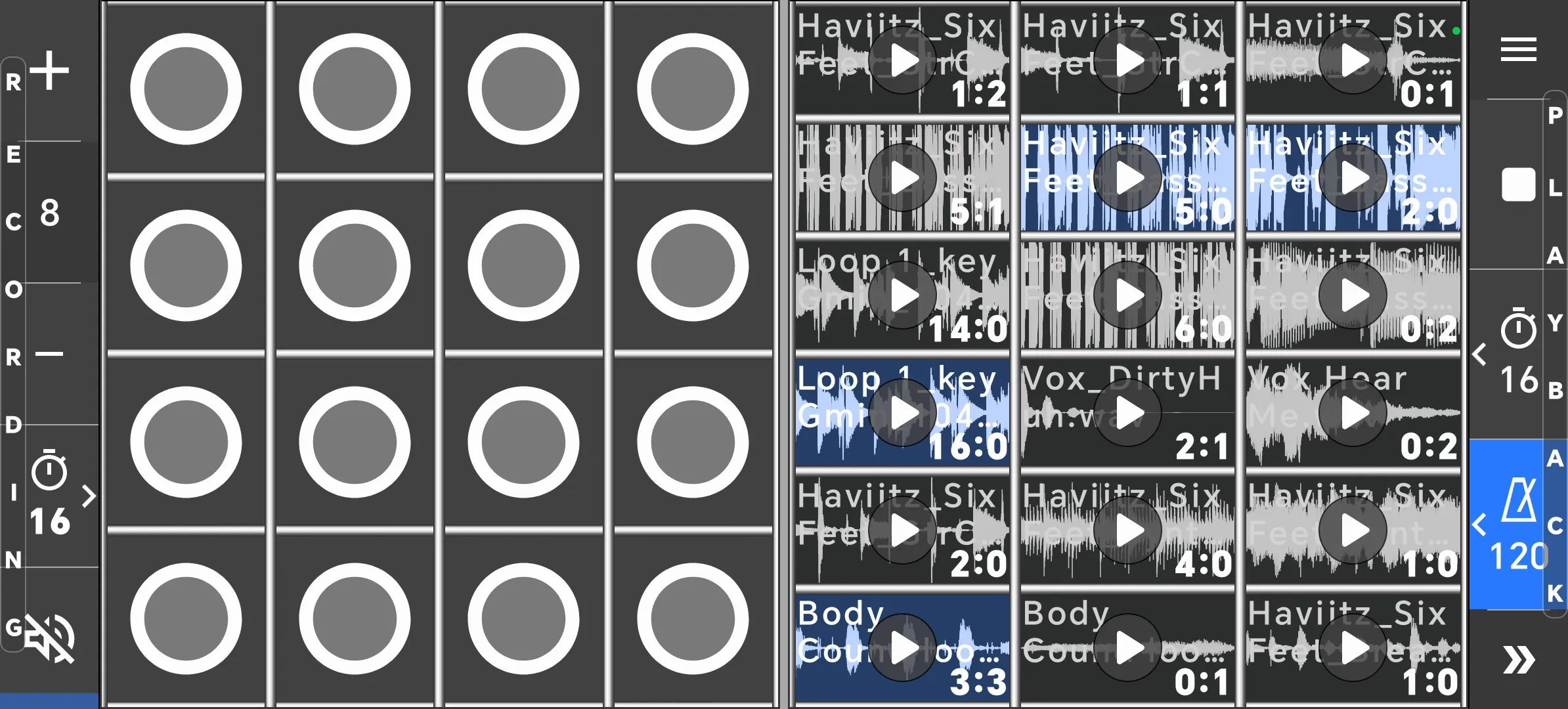 Audio Looper Android product screenshot 1.