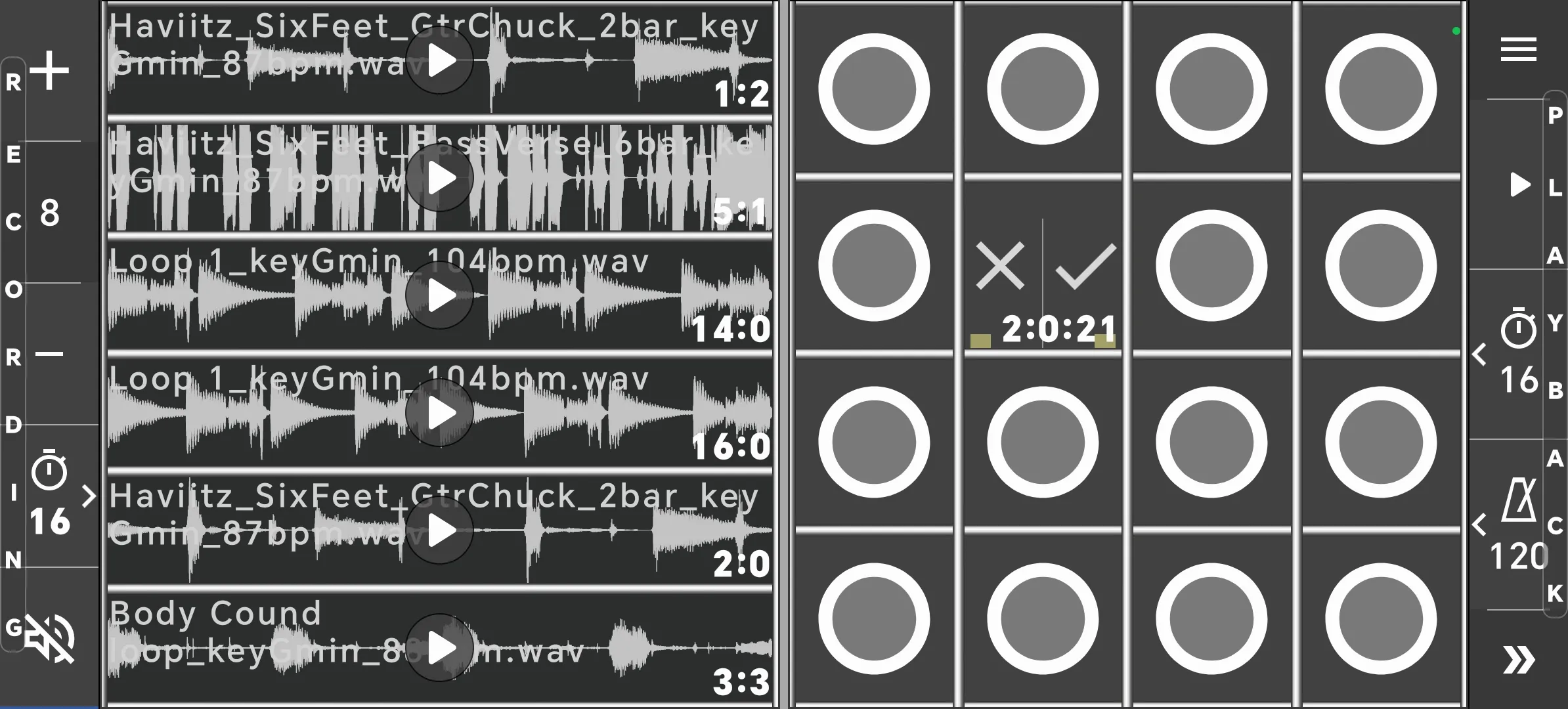 Audio Looper Android product screenshot 2.