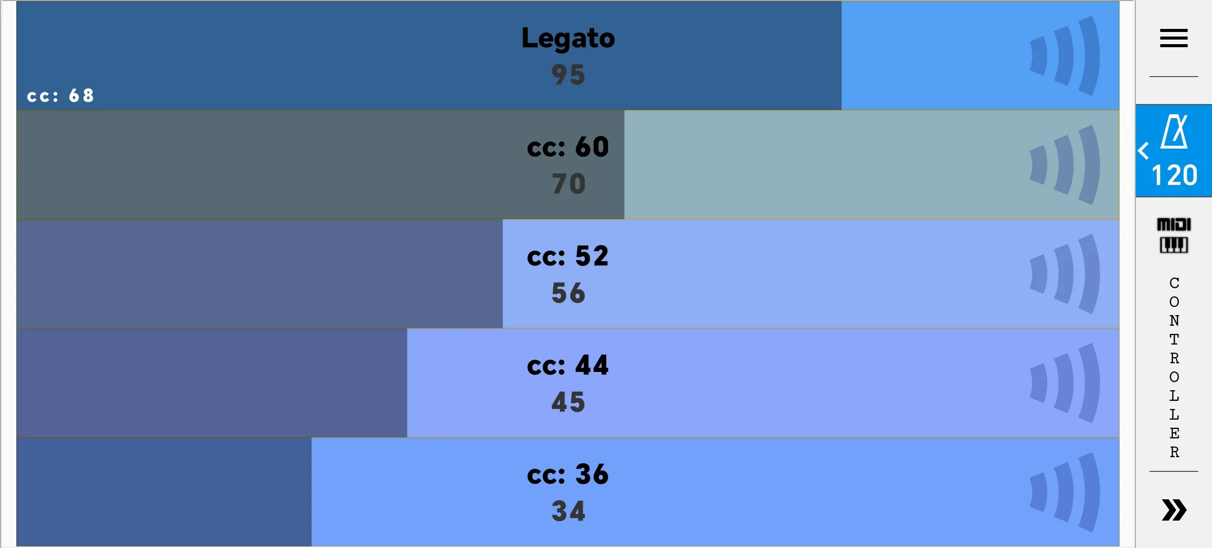 MIDI Controller Android product screenshot 5.
