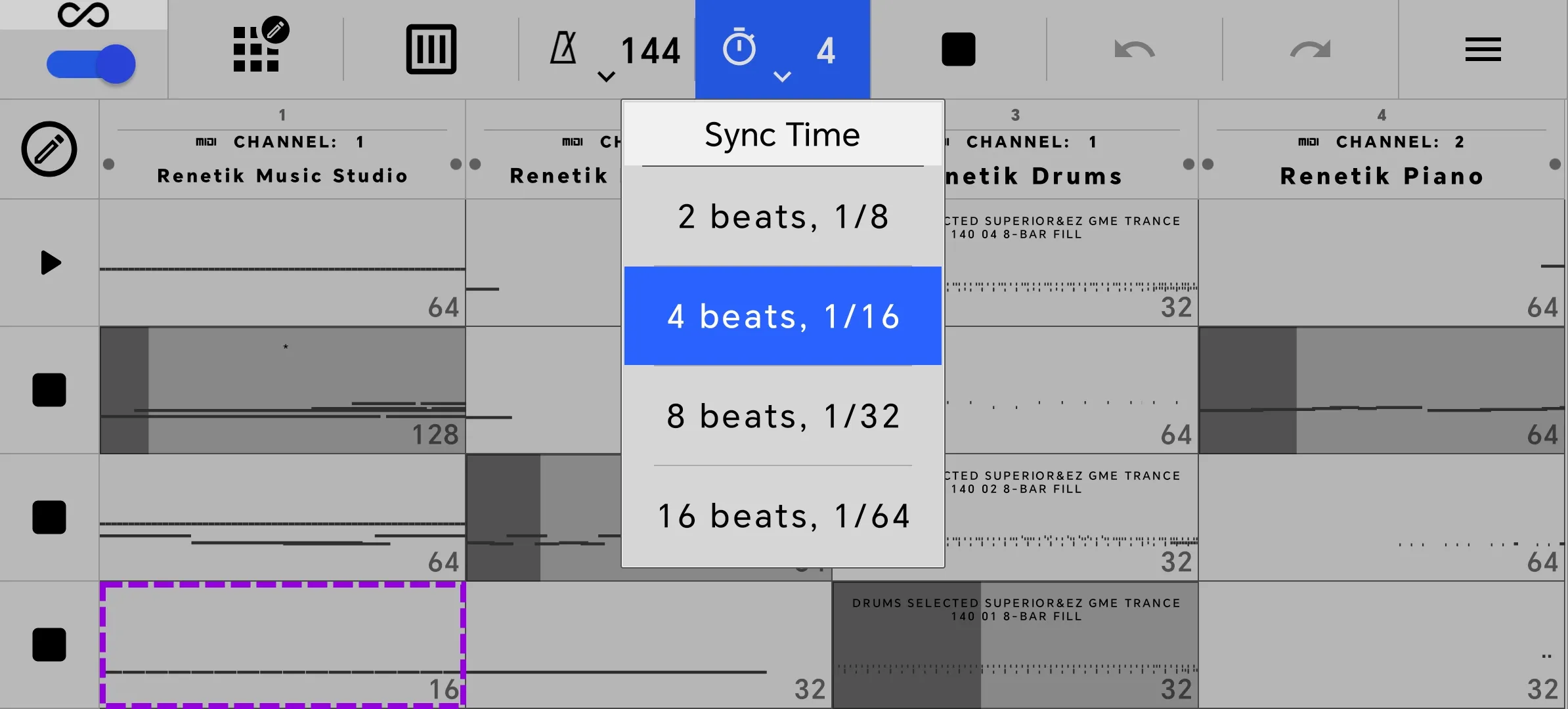 MIDI Sequencer Android product screenshot 3.