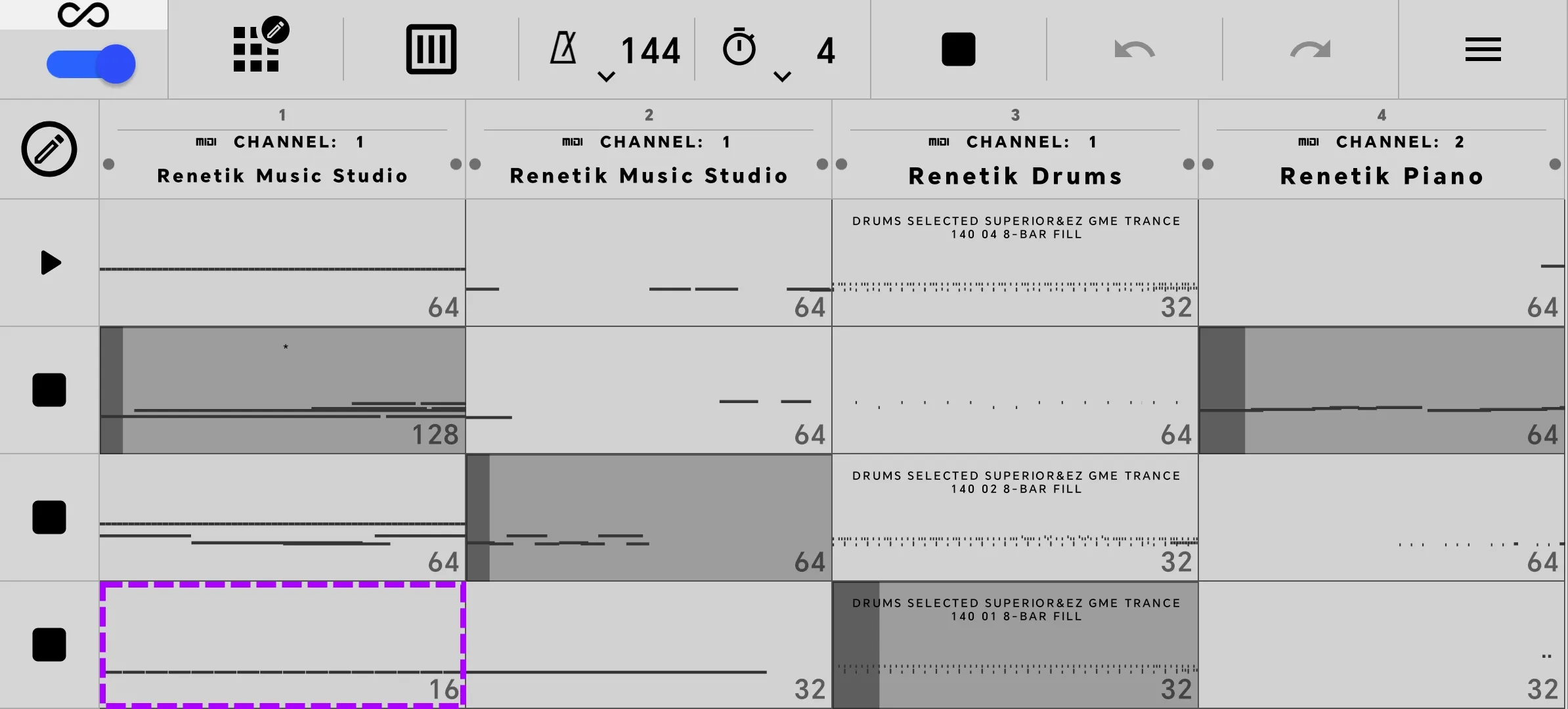 MIDI Sequencer Android product screenshot 4.
