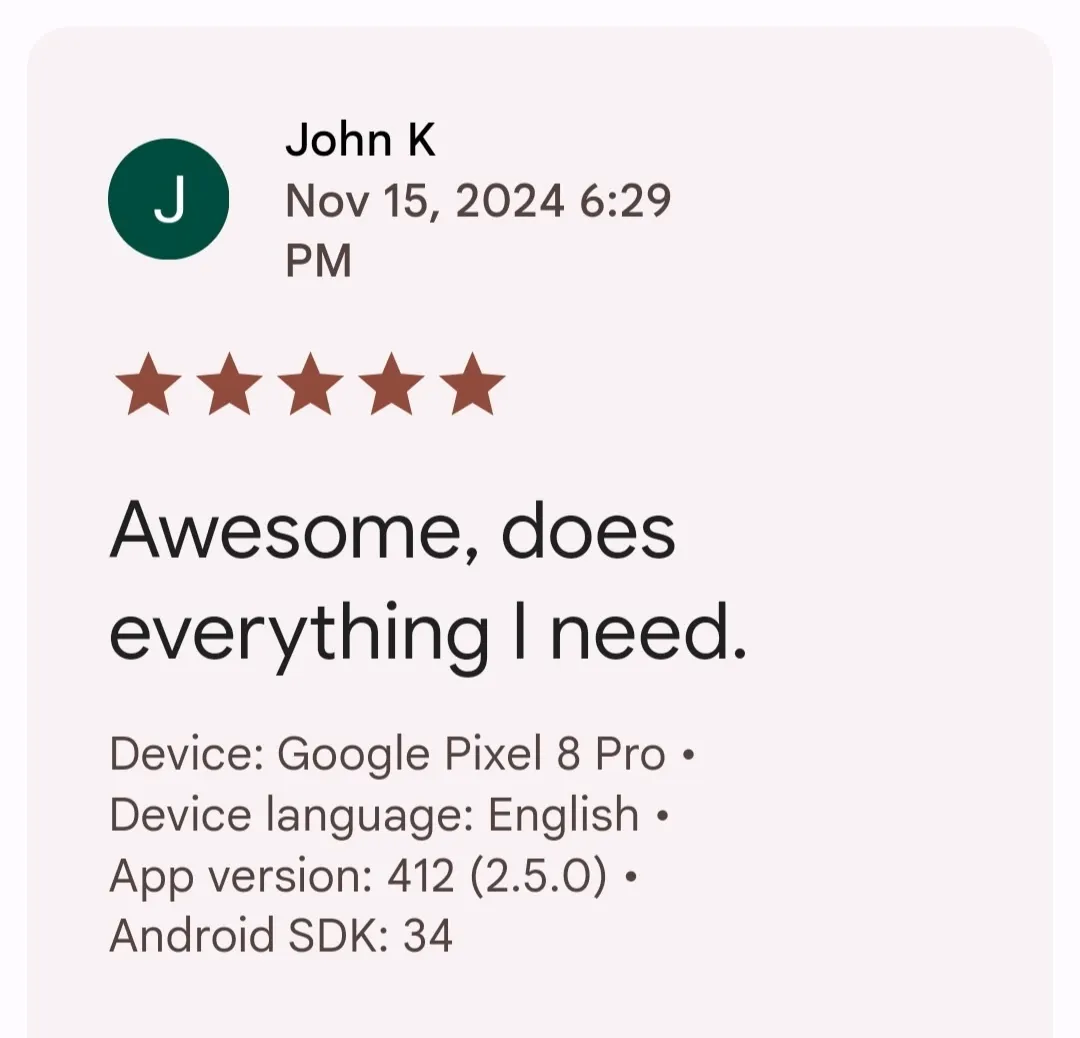 Music Studio customer review 6.