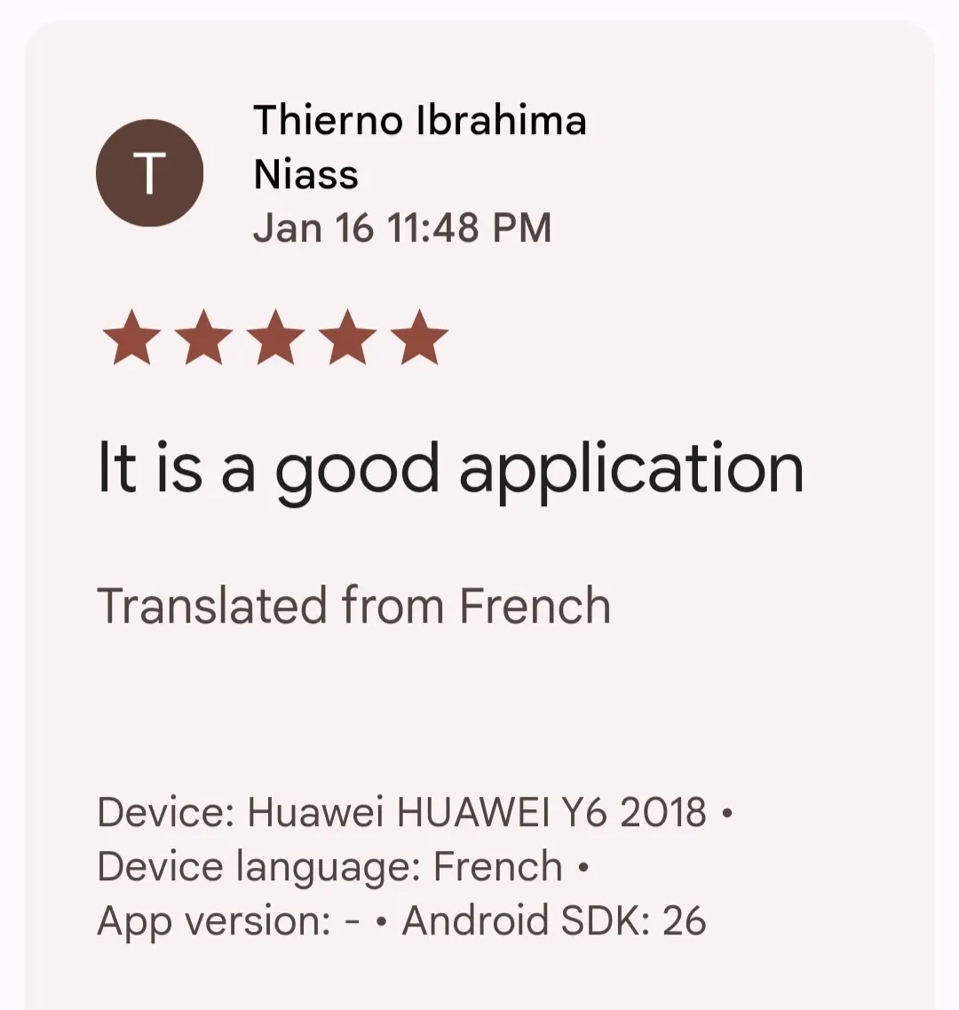 Music Studio customer review 5.