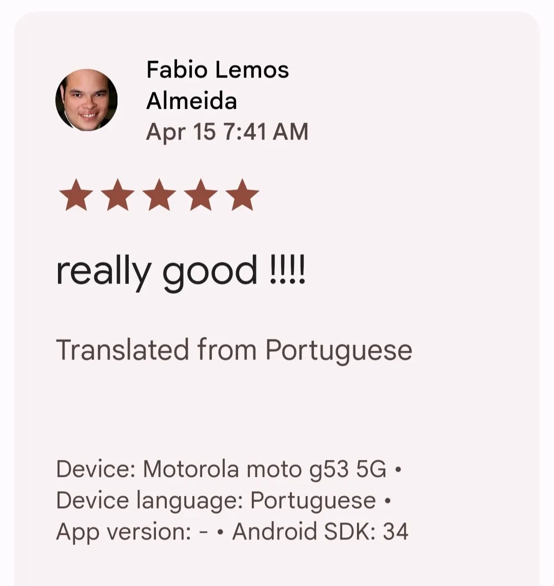 Music Studio customer review 3.
