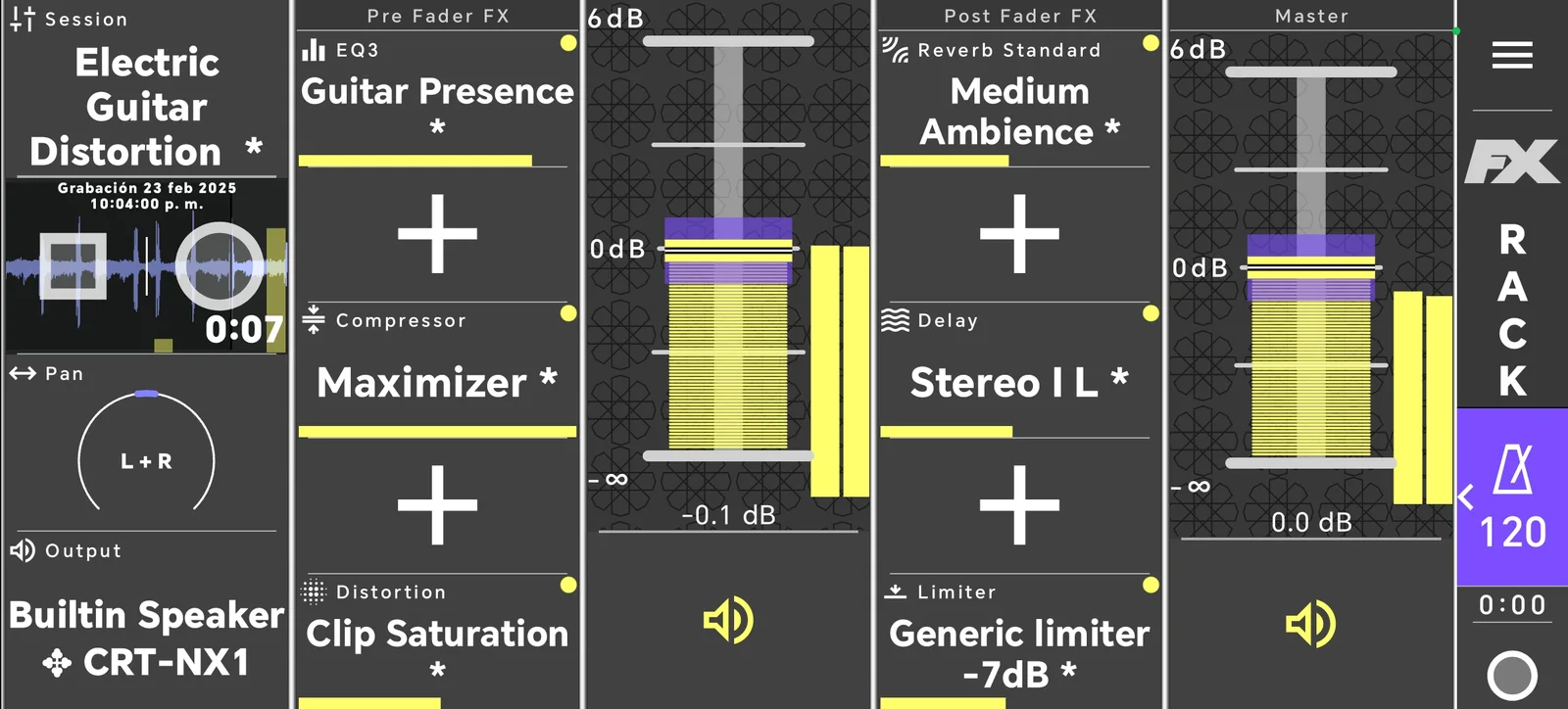 Audio Recorder Google Play promotional screenshot.