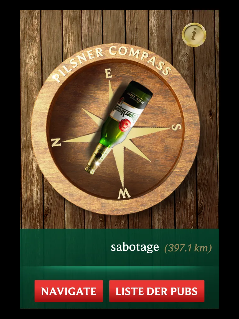 Gambar 3 aplikasi iPhone Pilsner Compass.