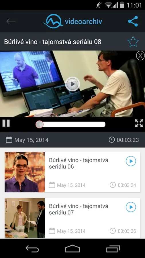 Gambar 3 aplikasi Arsip TV Markiza.